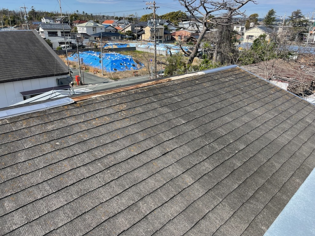 カラーベスト棟板金工事