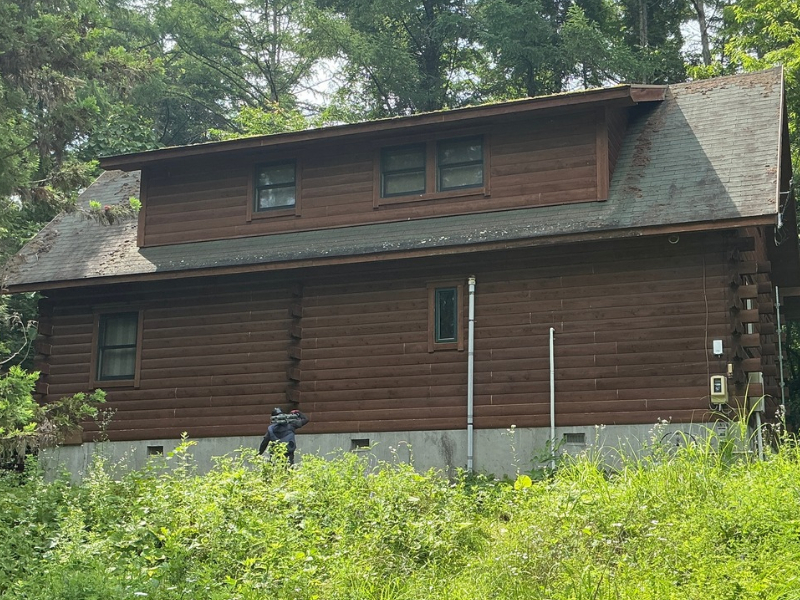 長野県小県郡青木村の一戸建ての屋根工事（取替） ／ 塗装工事（取替）の施工前｜有限会社信美塗装社の施工事例