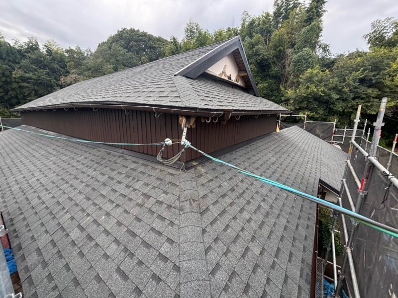 福岡県糟屋郡粕屋町の一戸建ての屋根工事（取替）の施工後｜株式会社住みたかの施工事例