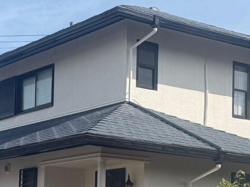 三重県三重郡菰野町の一戸建ての塗装工事（取替）の施工後｜リフォームのヨシムラの施工事例