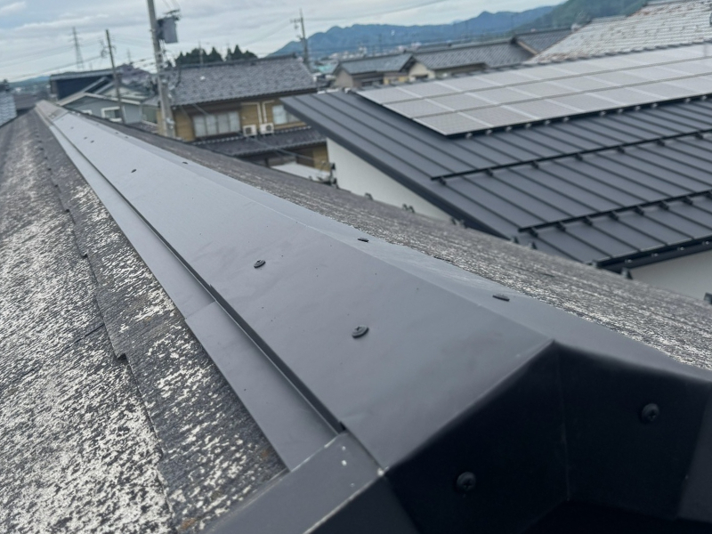 福井県越前市の一戸建ての屋根工事（取替）の施工後｜株式会社アサイ板金工業の施工事例