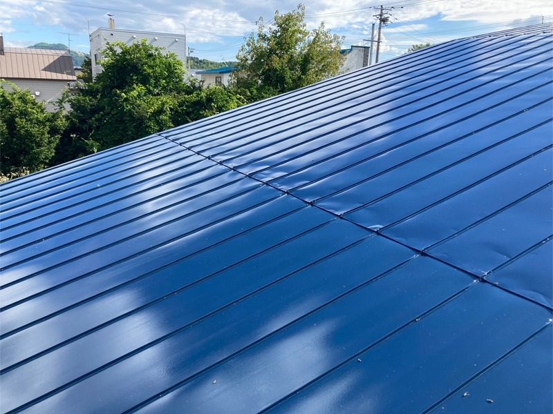 北海道上川郡和寒町の一戸建ての屋根工事（取替） ／ 塗装工事（取替）の施工後｜やまだ板金株式会社の施工事例