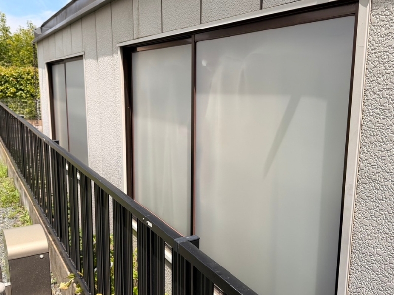 福島県南相馬市の一戸建ての雨樋工事（取替） ／ 塗装工事（取替）の施工後（2枚目）｜マルミツ屋根店（株式会社マルミツ瓦工業）の施工事例